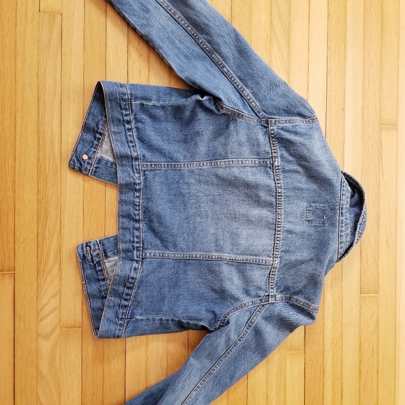 Old Navy Cropped Denim Jacket - Picture 4 of 7
